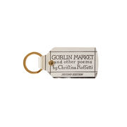 Christina Rossetti Goblin Market recycled leather keyring
